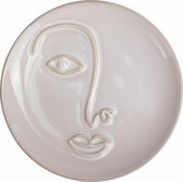 Gusta gebaksbordje gezicht wit - Servies - aardewerk - Ø 15,8 centimeter