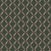 Fabric Touch geometric dark green - FT221228