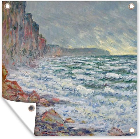 Tuindoek Fecamp bij de zee - Claude Monet - 100x100 cm