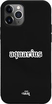 iPhone 12 Pro Case - Aquarius Black - iPhone Zodiac Case