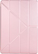 Shop4 - iPad 10.2 (2021) Hoes - Origami Smart Book Cover Rosé Goud