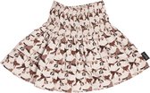 just be kids - rokje print birds - beige - meisjes - maat 50-56