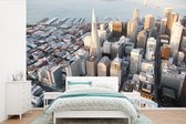 Behang - Fotobehang San Francisco - Skyline - Steden - Breedte 360 cm x hoogte 240 cm