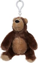 sleutelhanger 10 cm bruin