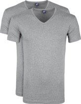 Alan Red Oklahoma T-shirt Stretch Grijs (2pack) - maat XXL