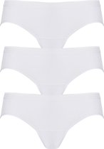 ten Cate  Basic women bikini slips (3-pack) - dames slips lage taille - wit -  Maat: L