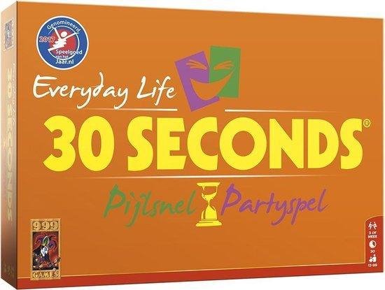 Thumbnail van een extra afbeelding van het spel partyspel 30 Seconds Everyday Life 31 cm oranje