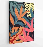 Canvas schilderij - Abstract art nature background vector. Modern shape line art wallpaper 3 -    – 1934329670 - 80*60 Vertical