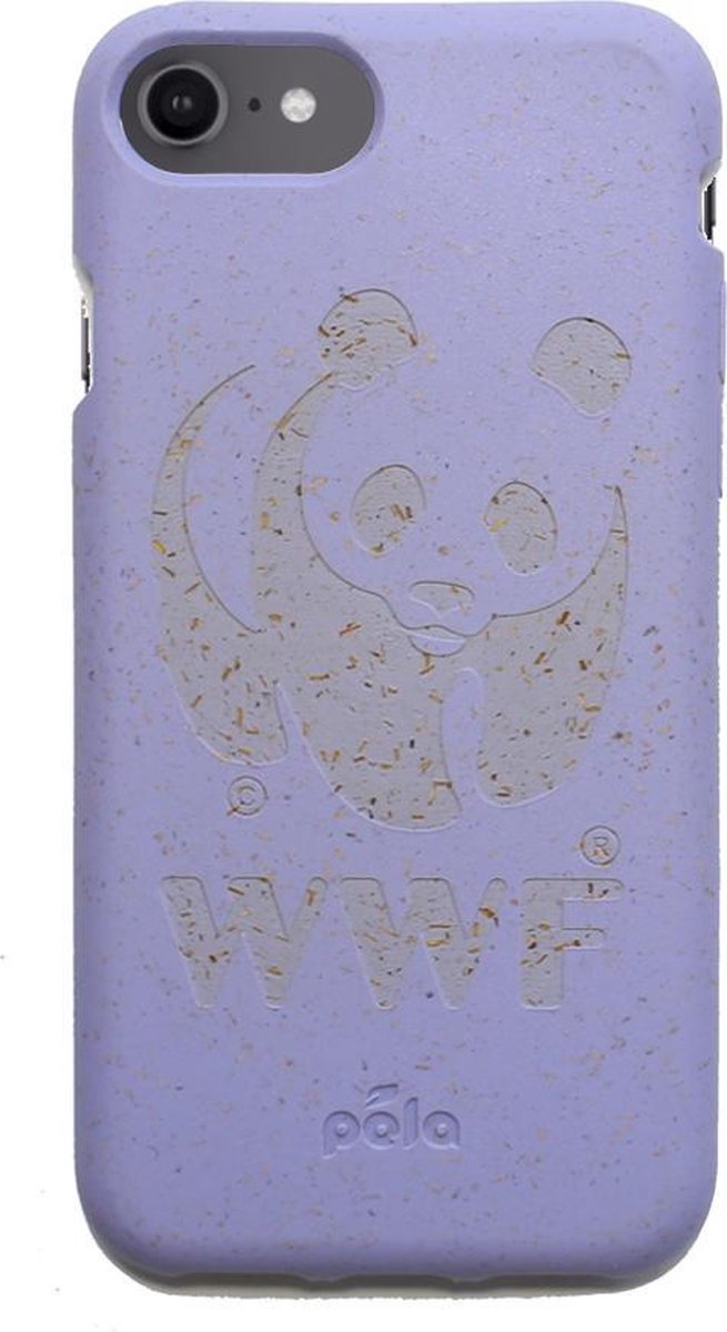 Duurzaam telefoonhoesje WWF x Pela - iPhone 6/7/8/SE - Lavendel