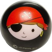 Anti-stressbal piraten 5,5 cm zwart