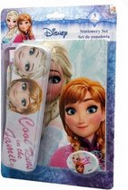 schrijfset Frozen meisjes papier/hout 9-delig