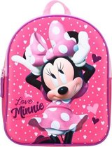 rugzak Minnie Mouse meisjes 32 x 26 x 11 cm roze