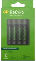 GP ReCyko Batterijlader - Snellader - (USB) M451 4-slot incl. 4 x AAA 950 mAh - Oplaadbare batterijen - Batterij oplader