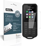 dipos I 2x Pantserfolie helder geschikt voor Nokia 800 Tough Beschermfolie 9H screen-protector