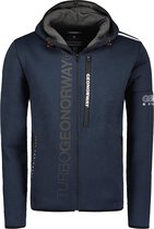 Geographical Norway Vest Met Capuchon Blauw Freestyle - L