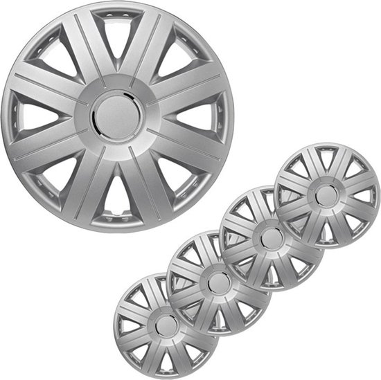 ProPlus Wieldoppen Set - Ø 14 inch - Cosmos - Zilvergrijs - 4 stuks