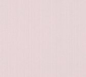 Livingwalls Mata Hari - Klassiek zijdeglans behang - Verticale fijne stuctuur strepen - roze - 1005 x 53 cm