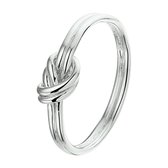 The Jewelry Collection Ring Knoop - Zilver