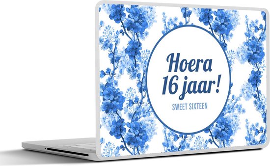 Sticker Ordinateur Portable 14 Pouces Anniversaire 16 Ans Sweet Sixteen Bol Com