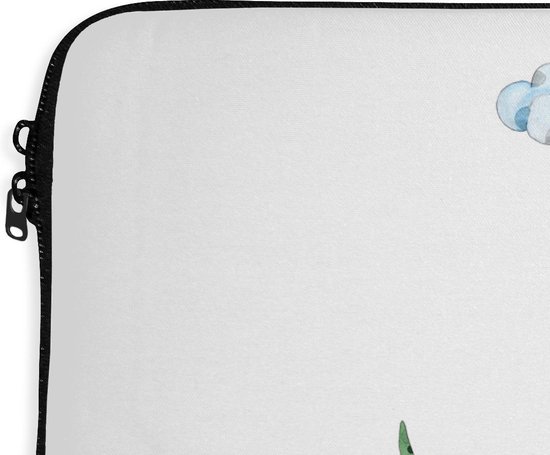Housse ordinateur portable 13 pouces - Chambre d'enfant - Couleurs - Dinosaurus - Garçons - Filles - Enfants - Housse ordinateur portable - Dimensions intérieures 32x22,5 cm