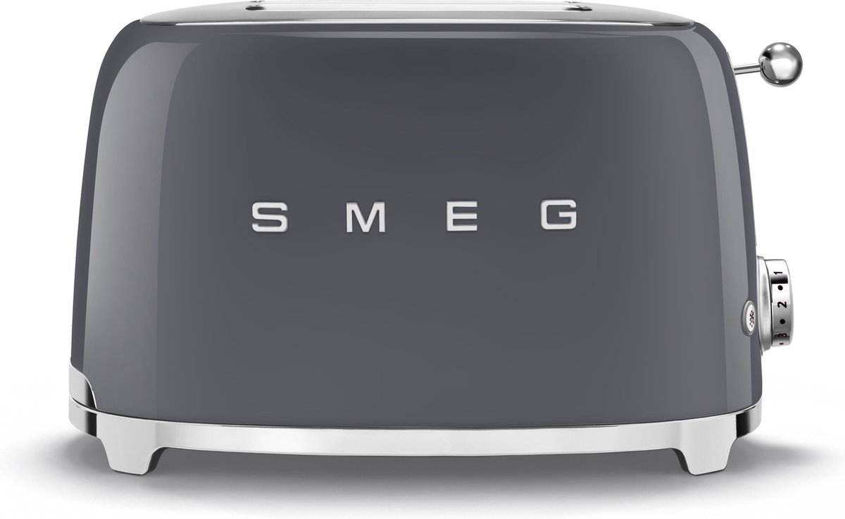 SMEG- Broodrooster 2x2- Leigrijs - TSF01GREU