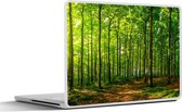 Laptop sticker - 10.1 inch - Bos - Boom - Planten - 25x18cm - Laptopstickers - Laptop skin - Cover