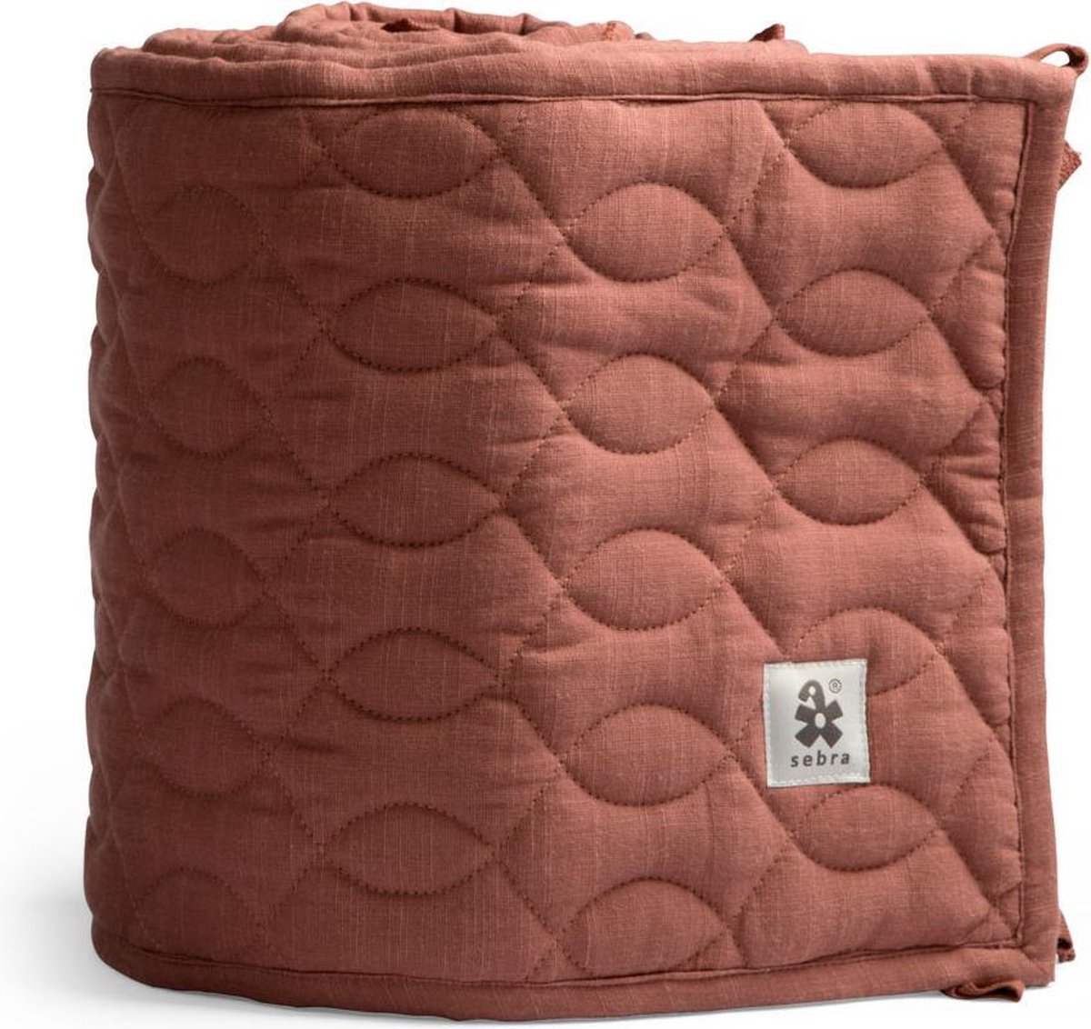 Sebra- bedomrander quilted - burgundy red Sebra- bedomrander quilted - burgundy red