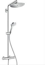 Hansgrohe Croma Select S 280 Showerpipe - Douche pluie 28 cm - avec thermostat de douche - chrome