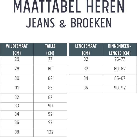 Jeans Maten Lengte Breedte Shop, SAVE 52% - mpgc.net