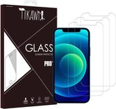 Tikawi x3 Gehard Glas 9H Iphone 12 Pro 6.1 Hoge Weerstand Screenprotector - [Anti-vingerafdruk] - Gehard Glas Beschermfolie