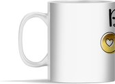Mok - Cadeau oma - Beste oma ooit - Wit - 350 ml - Beker