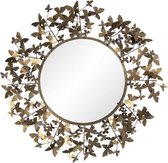 Wandspiegel - Spiegel - Goud - Industrieel - Decoratieve Spiegel - 80 cm