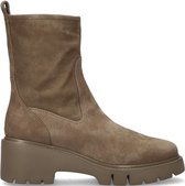 Unisa Jofo Enkelboots -  Enkellaarsjes - Dames - Taupe - Maat 38