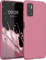 kwmobile telefoonhoesje voor Xiaomi Poco M3 Pro 5G - Hoesje voor smartphone - Back cover in donkerroze