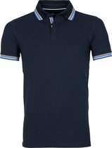 Suitable - Polo Brick Navy - Slim-fit - Heren Poloshirt Maat XXL