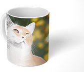 Mok - Kat - Rozen - Boeket - 350 ML - Beker