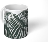 Mok - Knuffelende zebra's - 350 ML - Beker