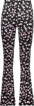 Pieces Broek Pcnala Hw Flared Pant Bc 17123712 Black/new Pink F Dames Maat - M