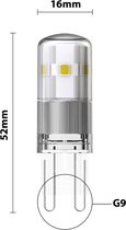 Noxion Bolt LED Capsule G9 1.9W 200lm - 827 Zeer Warm Wit | Vervangt 20W.