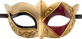 Carnival Toys Verkleedmasker Venetiaans Dames Rood/goud