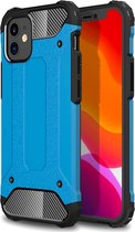 Mobiq - Rugged Armor Case iPhone 12 Mini - Lichtblauw