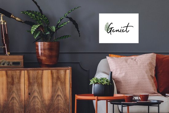 Stickers muraux - Citations - Enjoy - Proverbes - 40x30 cm - Film adhésif