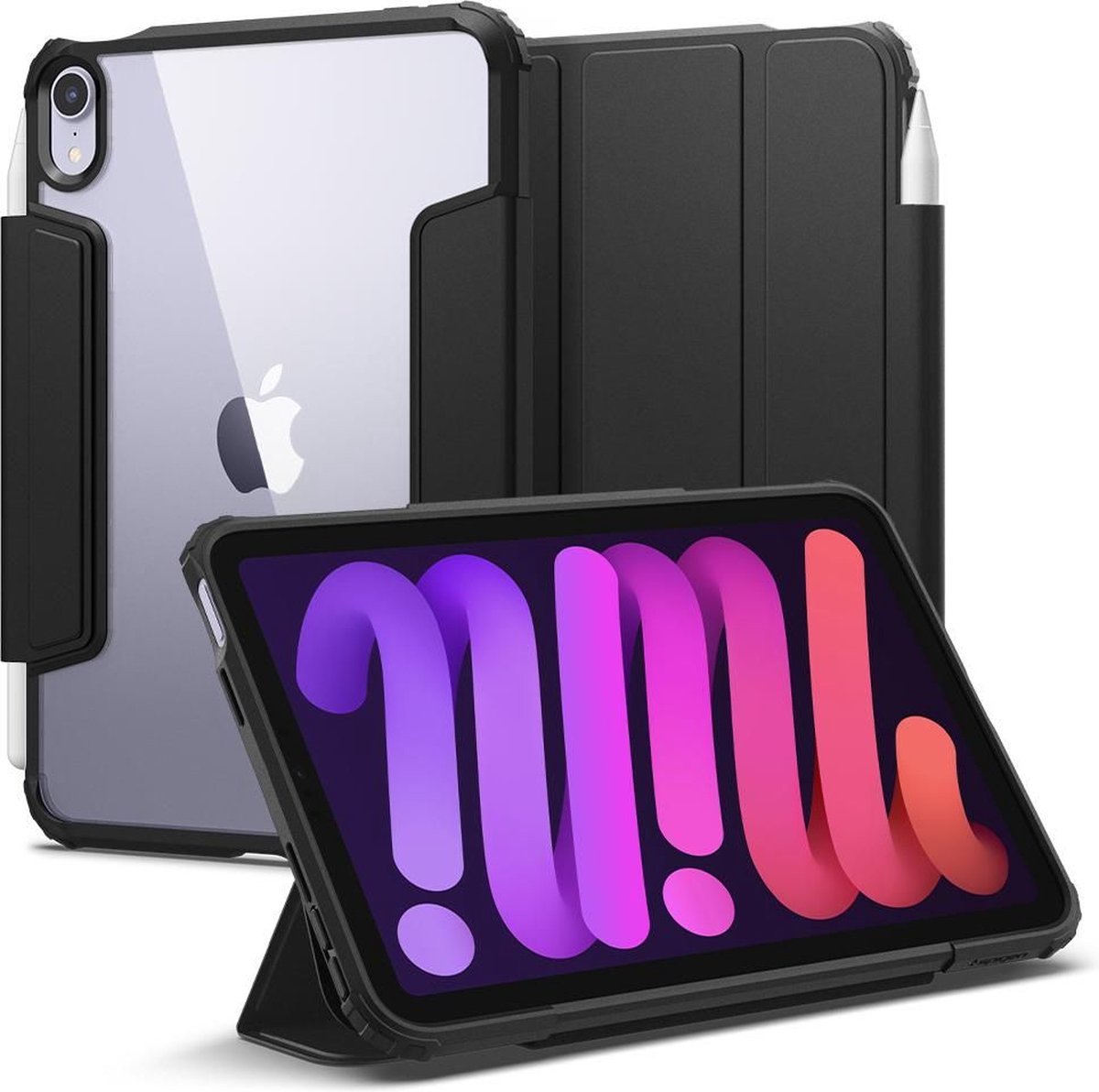Spigen Ultra Hybrid hoes voor iPad mini 6 - zwart