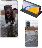 Standcase Hoesje OnePlus Nord 2 5G Smart Cover Honden Labrador
