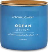 Colonial Candle – Pop Of Color Ocean Storm - 411 gram