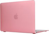 Macbook 12 inch case van By Qubix - Roze - Macbook hoes Alleen geschikt voor Macbook 12 inch (model nummer: A1534, zie onderzijde laptop) - Eenvoudig te bevestigen macbook cover!