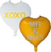 ‘XOXO’ en ‘Mr & Mrs’ - 2 stuks