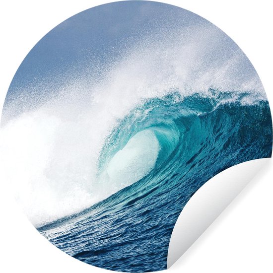 Wallpaper Circle - Mer - Golf - Mousse - ⌀ 140 cm - Wall Circle - Auto-adhésif - Round Wallpaper Sticker
