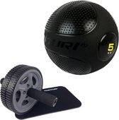 Tunturi - Fitness Set - Trainingswiel - Slam Ball 5 kg