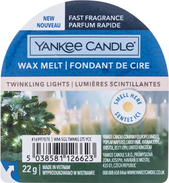 Yankee Candle - New Wax Melt Twinkling Lights
